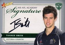 2012 Select AFL Future Force Cards Signature FFS25 Tanner Smith-Fremantle