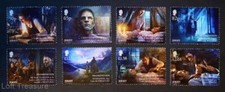Jersey Stamps: "Mary Shelley's Frankenstein" MNH 8 Value Mint Set 2018