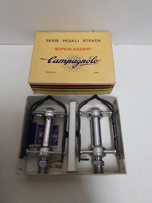 Pédales Campagnolo Superleggeri Record Piste – NOS, Vintage, Pour Vélo De Piste