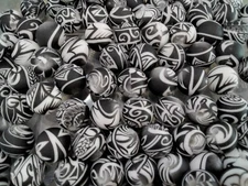 Food Grade Silicone Bead, Chewing Beads For Teethers,12x11.5mm, Black, 10pcs 