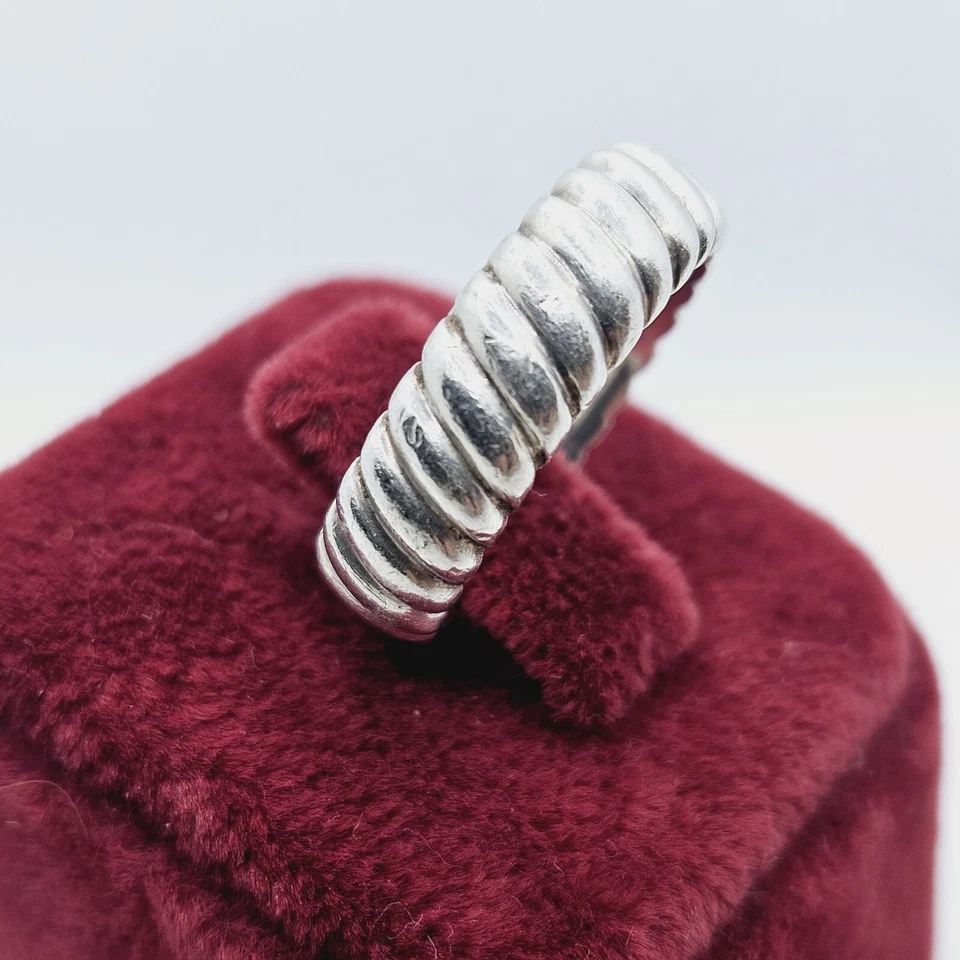 Esprit Zeitlose Damen Bandring Ring Sterlingsilber Matt - Bild 4 von 4