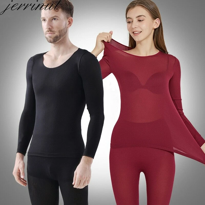 Ropa Termica Mujer Frio Ropa Interior Térmica Para-Escote alto, engrosado, Moda de Mujer