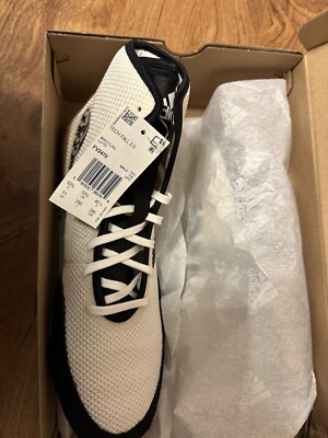 adidas gazelle silver green womens adidas Tech Fall 2.0 Royal White Wrestling Shoes IF9924 8.5 main image 1