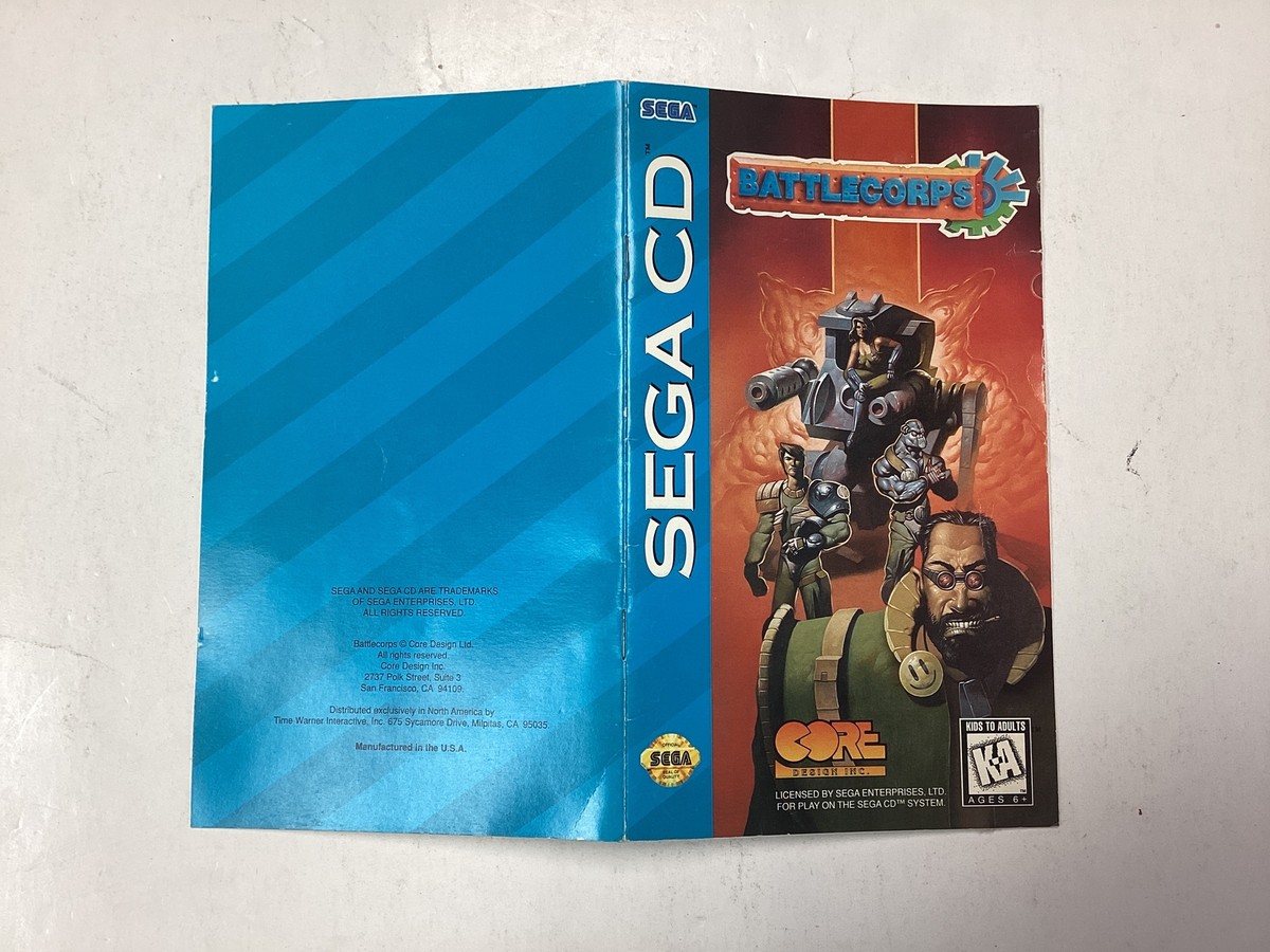Battlecorps- Sega CD Complete TESTED CIB 31763093800| eBay