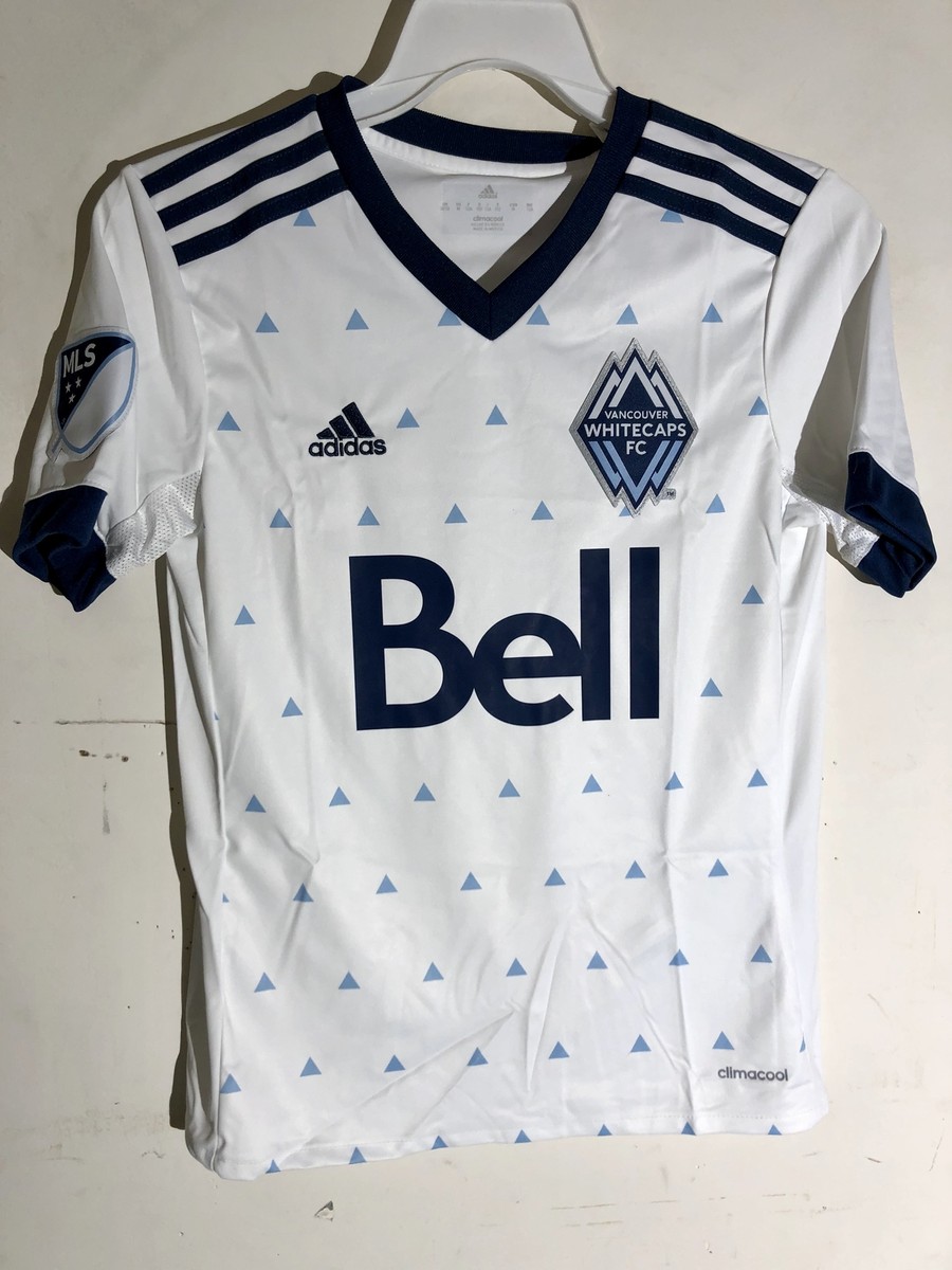 Adidas Youth MLS Jersey Vancouver Whitecaps Team White sz XS | eBay