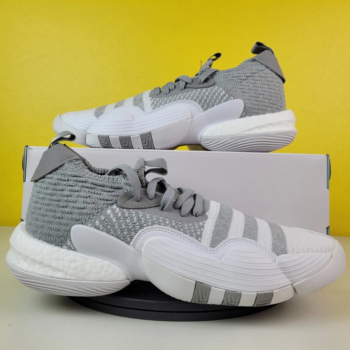 Gray adidas basketball shoes clearance