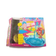 barbie club chelsea pool and waterslide set
