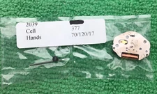 Genuine Miyota 2039 Watch Movement Japan, 3 Hands, NOS