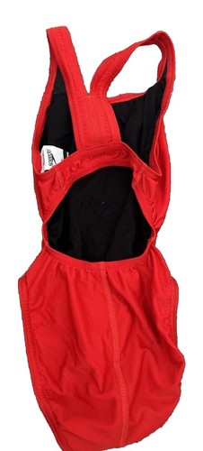 Speedo ProLT Girls Swimsuit Red Sz 22 One-Piece Athletic Competition Swimwear - Picture 2 of 3