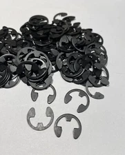 3/8" E-Clip / E-ring - Side-Mount External Retaining Rings 100 Pack