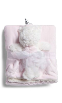 Kyle Deena New York Piece Baby Blanket Set with Unicorn Doll