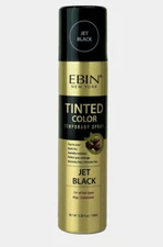 Ebin Tinted Temporary Hair Color Spray 3.38 (Jet Black)