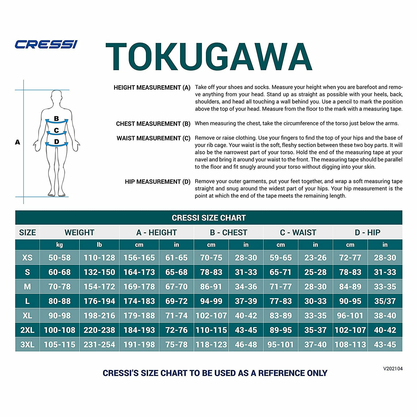 Cressi Tokugawa 3mm 1pc Wetsuit