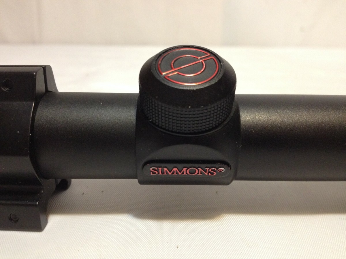 SIMMONS Rifle Scope with End Caps Model 21017 Duplex Reticle 3-9 x