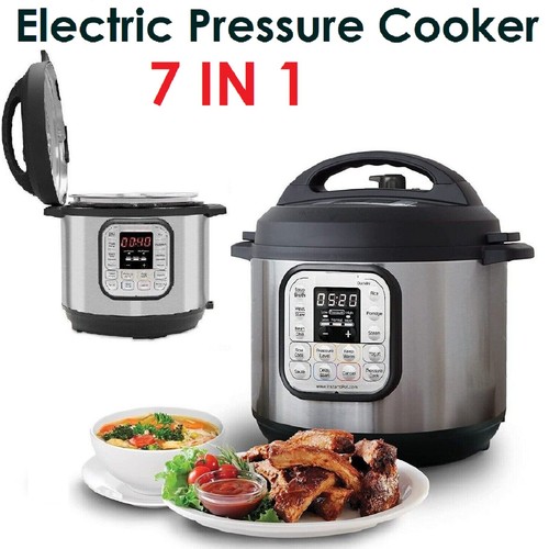 NEW 7IN1 6L MULTIUSE PROGRAMMABLE ELECTRIC PRESSURE COOKER