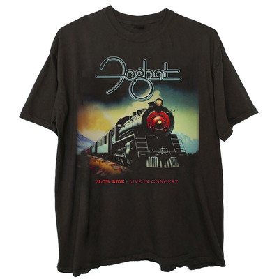 Collection FOGHAT Slow Ride Band Tour Cotton T Shirt Full Size S-5XL