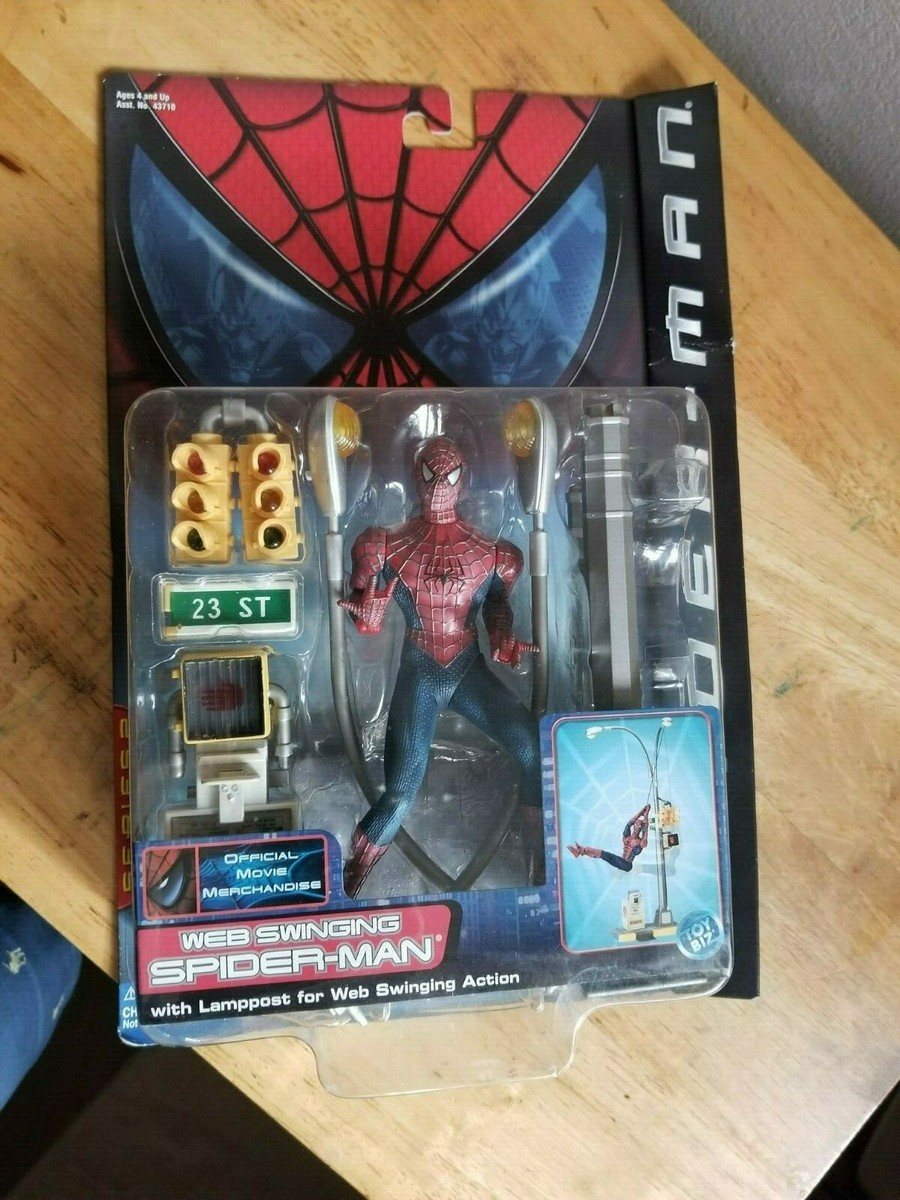 WEB SWINGING SPIDER-MAN フィギュア NIP 2007 Hasbro Spider-Man 3 Action Figure Web Swinging