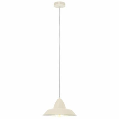 Eglo 49245 Auckland Vintage Pendant Light Max 60W E27 Steel Sand Colour