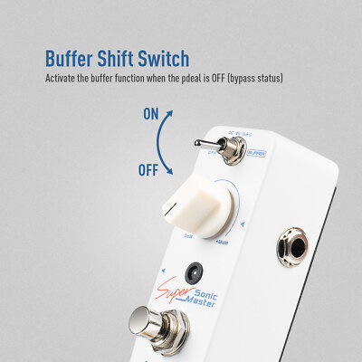 SONICAKE Sonic Super Master Clean Boost Buffer Guitar Bass Effects