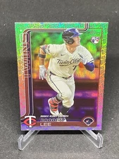 Brooks Lee 2025 Topps Update #US243 Rookie Debut Topps Foil Pattern Twins (RC)