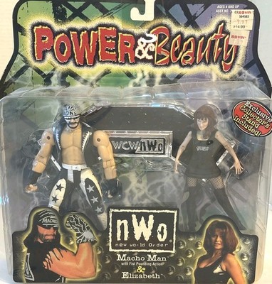 WCW NWO Macho Man & Elizabeth Power and Beauty 2pk WWE WWF WCW NWO Macho Man & Elizabeth Power and Beauty 2pk WWE WWF