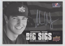 2009 Upper Deck USA Baseball Box Set 29/75 Asher Wojciechowski #BSNT-WO Auto 0b2