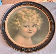 1920's Sunbeam Circular Wood Frame 13 1/2" by BESSIE PEASE GUtmann, G&G #730