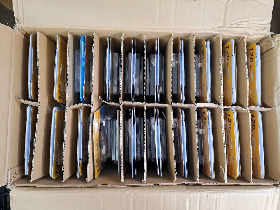 Lot of 40 MASSCOOL 120mm Blue LED Cooling Fan BLD-12025S1M - Image 2 of 3