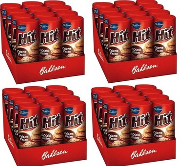 48 Boxen a 134g Bahlsen Butter Hit Keks Thekendisplay Bahlsen Kekse