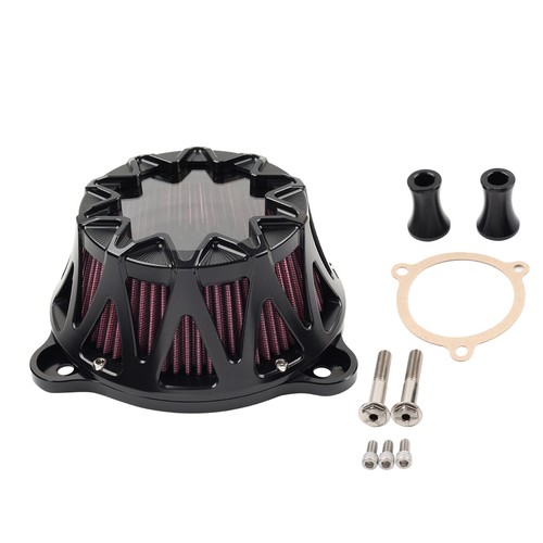 Air Cleaner Intake Filter Fit Harley Touring Road King Street Glide 2008-2016 - Picture 2 of 11