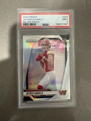 2024 Prizm Jayden Daniels Silver Psa 9