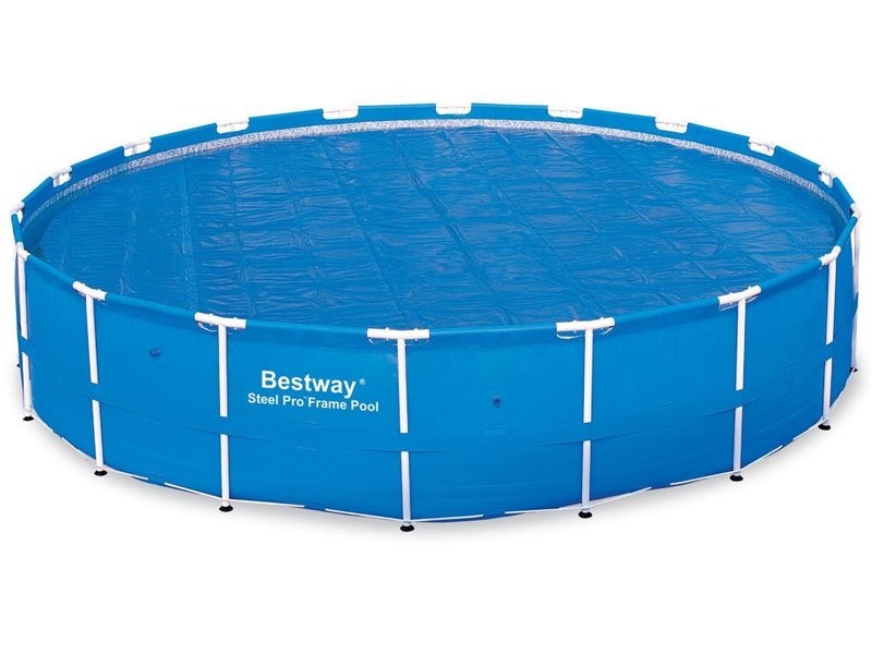 Cubierta Flotante Solar Para Piscinas Steel Pro Frame Ø549cm Bestway 58173