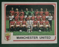 Unused 1984 Panini Sticker Manchester United Football 84 Team Group Man Utd