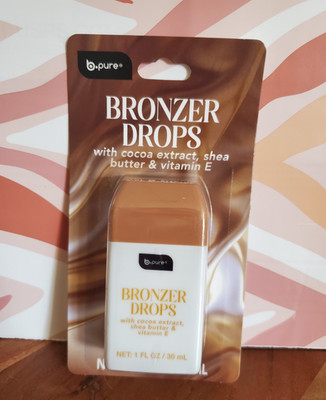 B Pure Bronzer Drops with Cocoa Extract, Shea Butter & Vitamin E