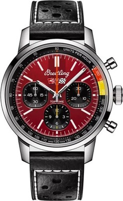 Breitling Top Time Chevrolet Corvette Red Dial Steel Men's Watch AB01761A1K1X1