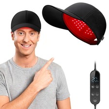 660/850nm Red Light Therapy Hat for Hair Growth  Loss Treatment