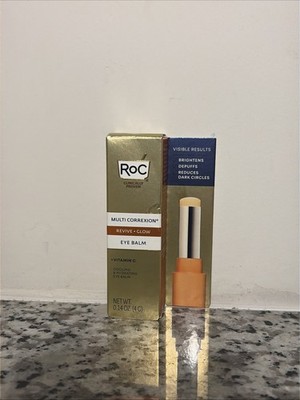 RoC Multi-Correxion Revive + Glow Eye Balm 0.14oz Hard To Find Hot Item  