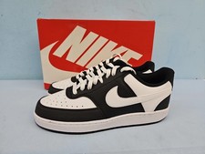 Men’s Nike Court Vision Low Tennis Sneakers Shoes - Black White HM9862-001