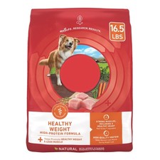 Healthy Weight Dry Dog Food for Adults,High Protein with Real Turkey,16.5 lb Bag