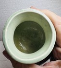 Tonala Pottery Vase Planter Mexico Footed Signed 3 Footed Handpainted 5" Tall — photo 7