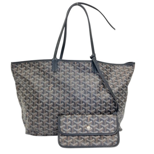 GOYARD Saint Louis PM Tote Bag ARO120071 Black GOYARD Women USED