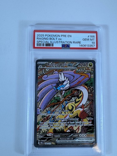 Raging Bolt ex graded PSA 10 for sale on eBay