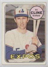1969 Topps Ty Cline #442 sq1