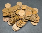 Roll of (50) 1942 Lincoln Wheat Cents | AVERAGE CIRCULATED