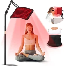 Light Therapy for Body 3 in 1 Red with Stand, Deep 660nm and 850nm Panel Face