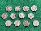 Mercury Dime Lot of 12 - 90% Silver - Intrinsic Silver - Check it out!