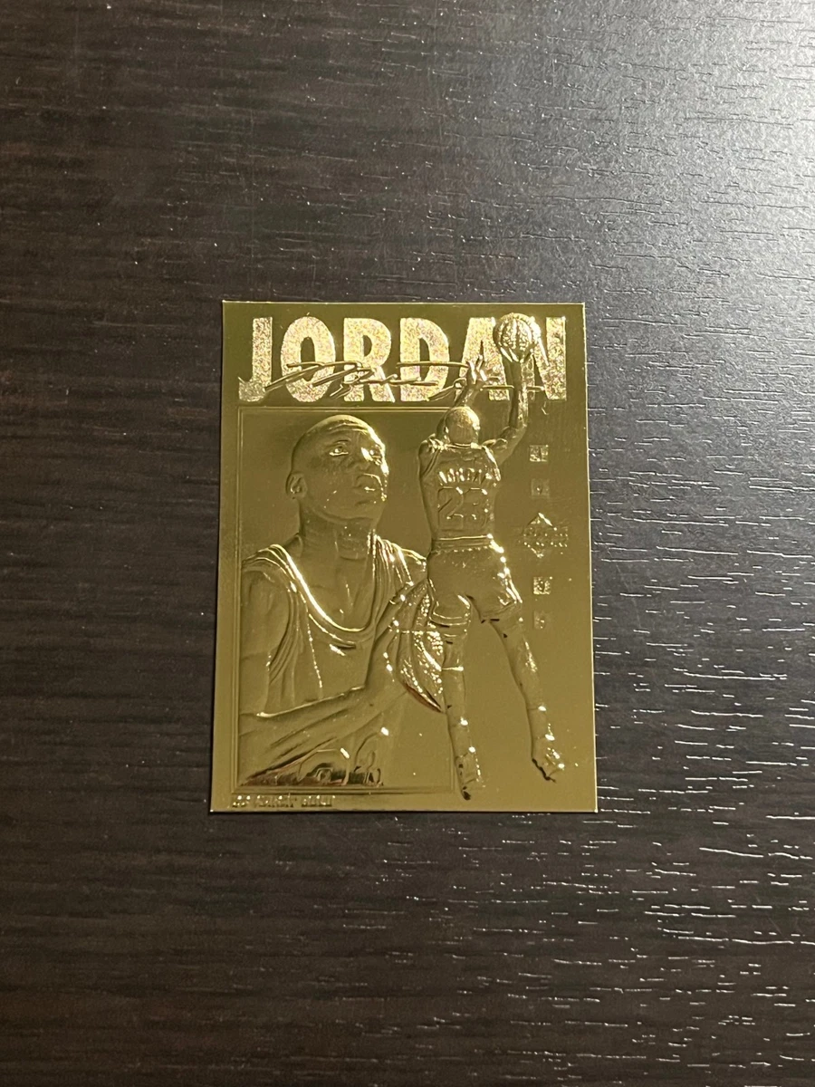Michael Jordan 24kt Gold Card for sale | eBay