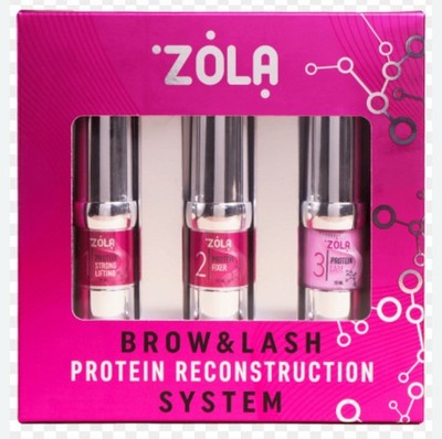 Laminieren , Lifting BROW&LASH PROTEIN RECONSTRUCTION SYSTEM Zola