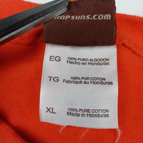 Phoenix Suns T-Shirt Men's Size XL NBA Basketball Short Sleeve Orange - Picture 9 of 10