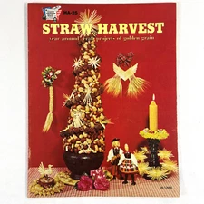 Creative American Craft Series Straw Harvest 1974 instruction booklet HA 25 DIY